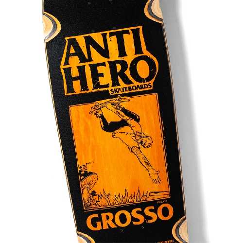 ANTIHERO GROSSO HAND BLACK DECK 9.25 X 32.87