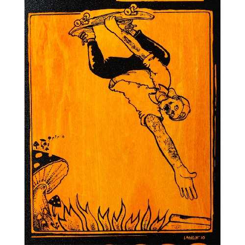 ANTIHERO GROSSO HAND BLACK DECK 9.25 X 32.87