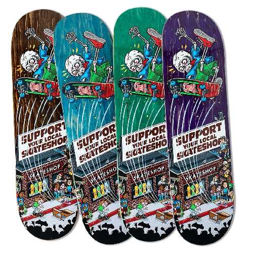 REAL DLX SKATE SHOP DAY 2025 KEEPER DECK 8.25 x 32