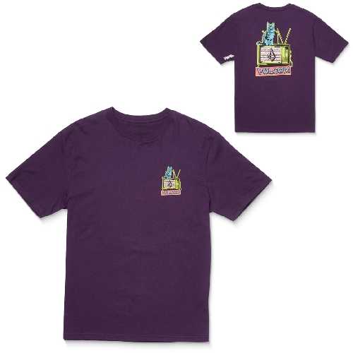 VOLCOM CATV BSC SS TEE Grape Royale