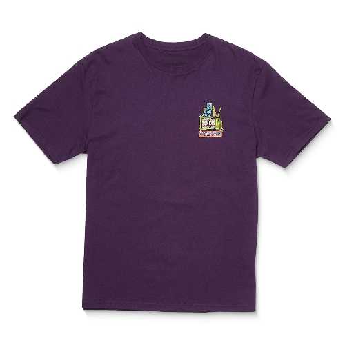 VOLCOM CATV BSC SS TEE Grape Royale