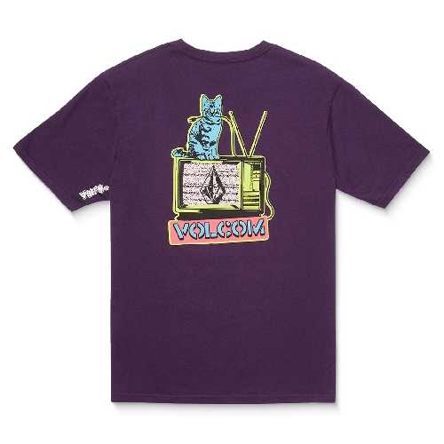 VOLCOM CATV BSC SS TEE Grape Royale