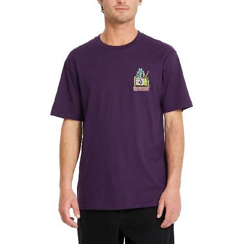 VOLCOM CATV BSC SS TEE Grape Royale