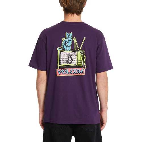 VOLCOM CATV BSC SS TEE Grape Royale