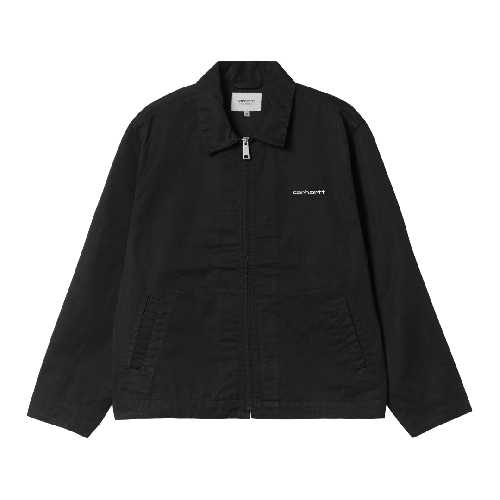 CARHARTT WIP MODULE SCRIPT JACKET black white