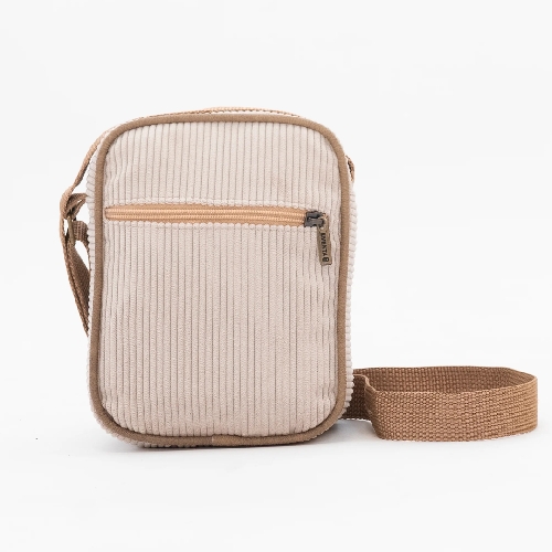 EMENTA SB BIG SQUARE IKON CORD BAG Off White