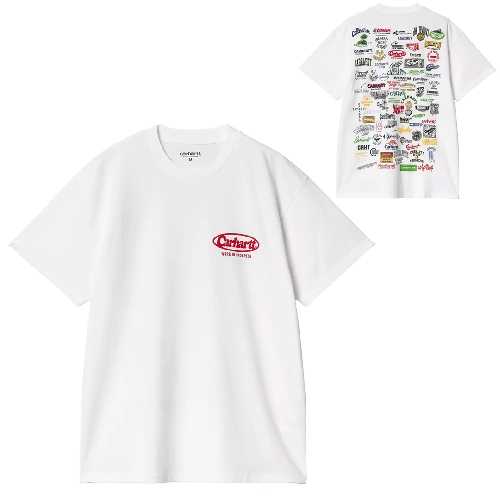 CARHARTT WIP LOGO T SHIRT white