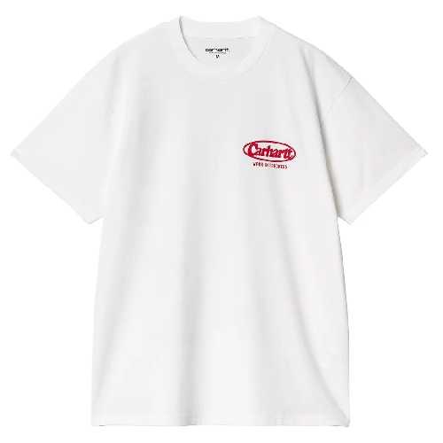 CARHARTT WIP LOGO T SHIRT white