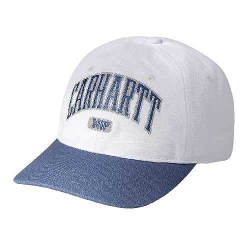 CARHARTT WIP LECTURE CAP white blue iris