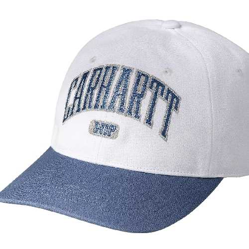 CARHARTT WIP LECTURE CAP white blue iris