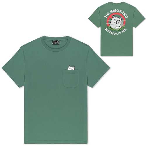 Ripndip NO SMOKING TEE light olive