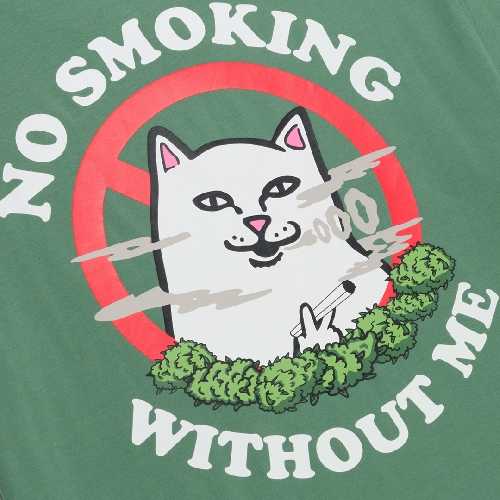 Ripndip NO SMOKING TEE light olive