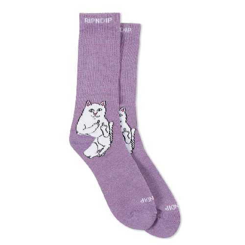 Ripndip LORD NERMAL SOCKS lilac heather