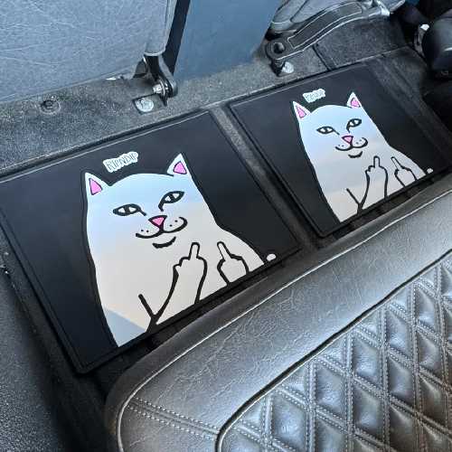 Ripndip LORD NERMAL CAR FLOOR MATS black