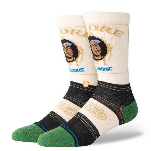 STANCE THE CHRONIC CREW SOCK Black