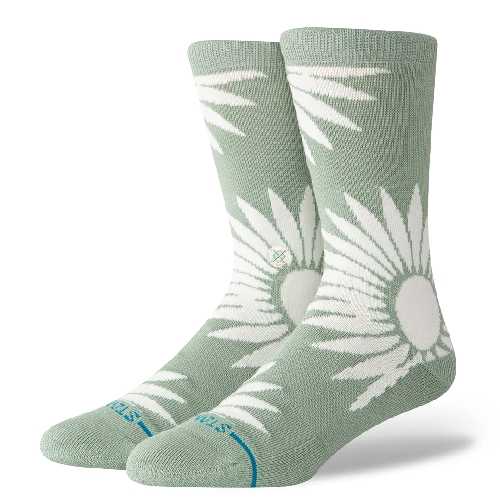 STANCE RADIAL BURST CREW SOCK Seagreen