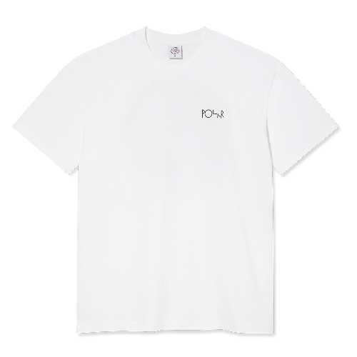 POLAR FILL LOGO OURSELVES COLLAGE TEE White