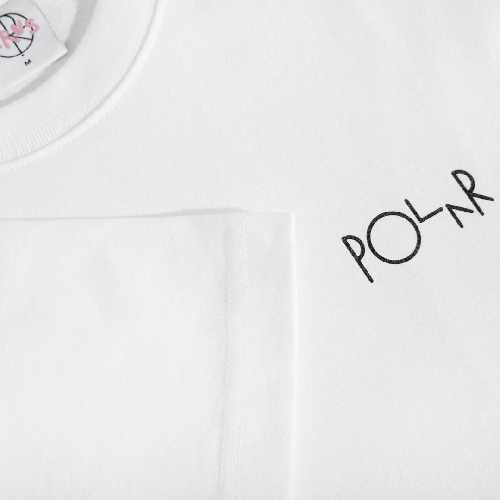 POLAR FILL LOGO OURSELVES COLLAGE TEE White