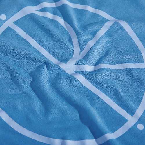 POLAR STROKE LOGO CONTRAST TEE French Blue