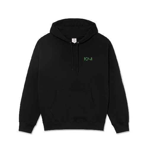 POLAR OURSELVES COLLAGE FILL LOGO DAVE HOODIE Black