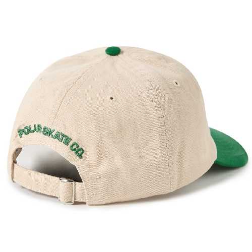 POLAR SAI STROKE LOGO CAP Ecru Green