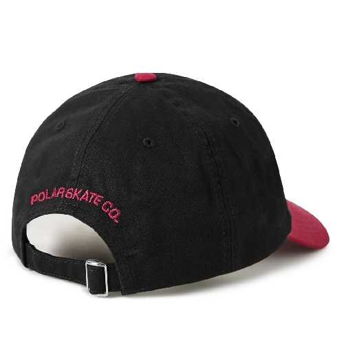 POLAR SAI STROKE LOGO CAP Black Redcurrant