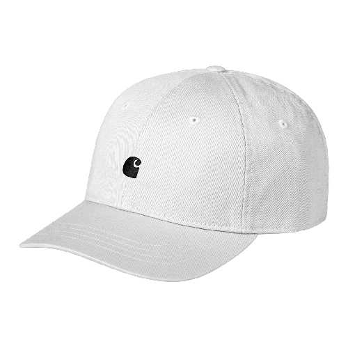 CARHARTT WIP MADISON LOGO CAP white black