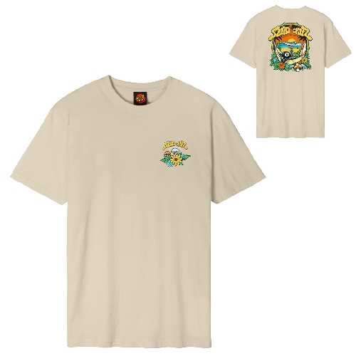 SANTA CRUZ WINKOWSKI 8BALLER TRIP TEE blond wood