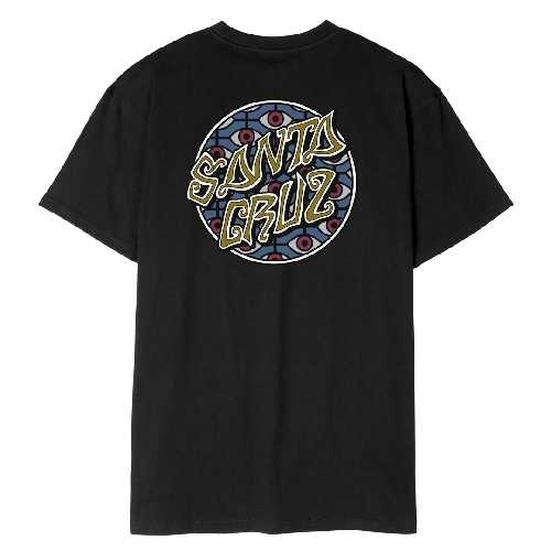 SANTA CRUZ SALBA EYES DOT TEE black