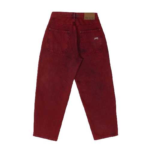 JACKER CLASSIC BAGGY DENIM PANT Red