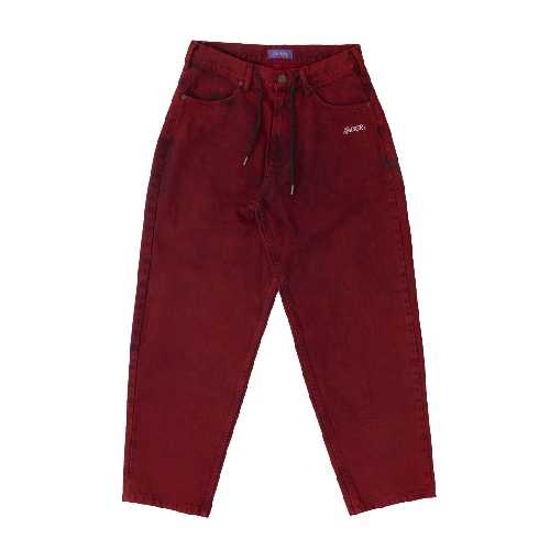 JACKER CLASSIC BAGGY DENIM PANT Red