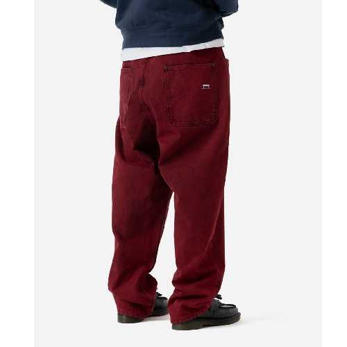 JACKER CLASSIC BAGGY DENIM PANT Red