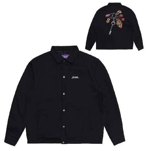 JACKER KEYCHAIN COACH JACKET black