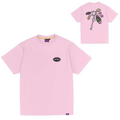 JACKER KEYCHAIN TEE pink