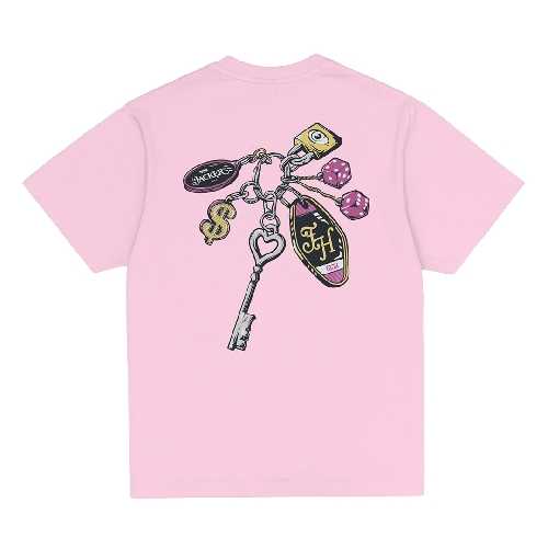 JACKER KEYCHAIN TEE pink