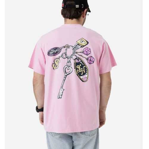 JACKER KEYCHAIN TEE pink