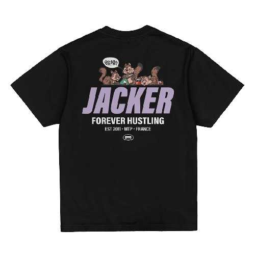 JACKER SQUIRREL GANG TEE black