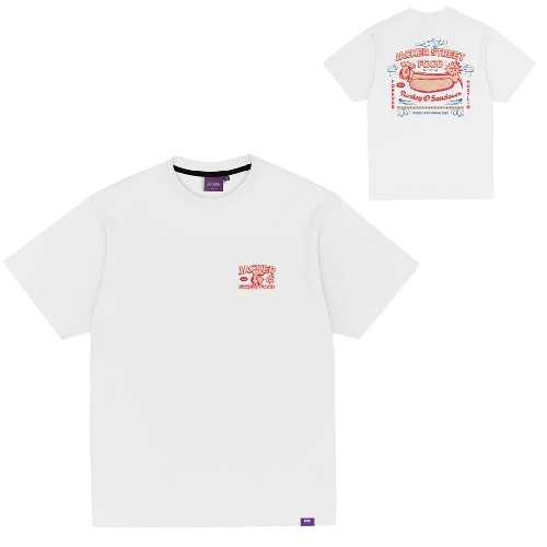 JACKER HOT DOGGY TEE white