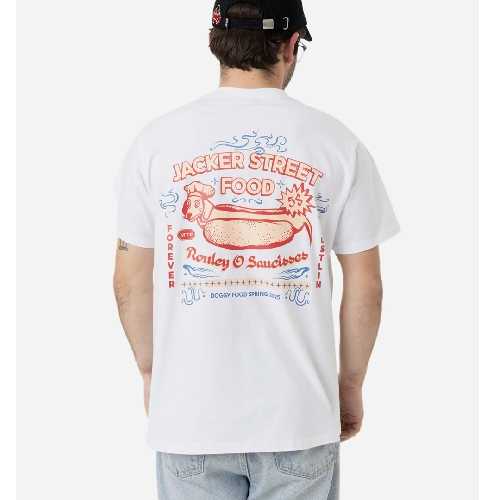 JACKER HOT DOGGY TEE white