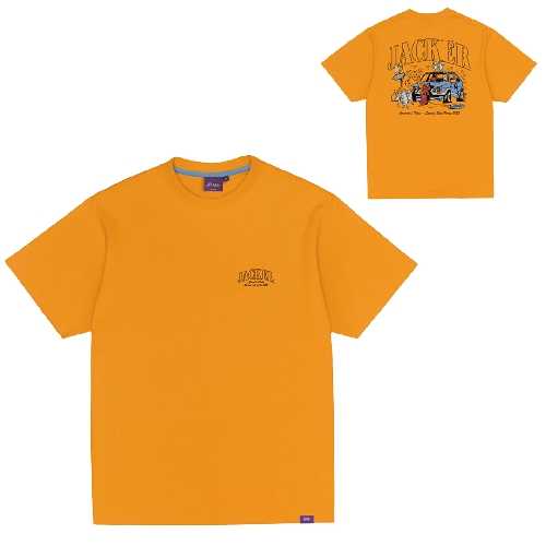 JACKER RATS PARTY TEE orange