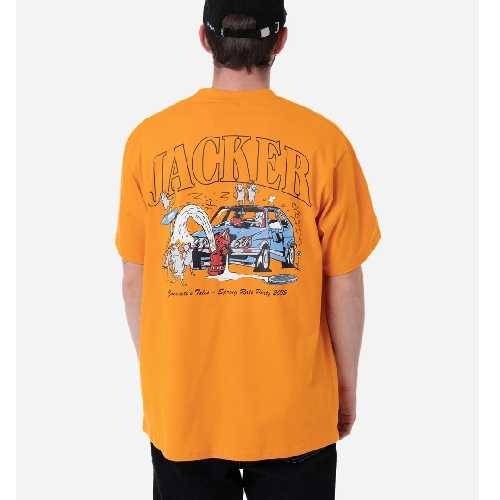 JACKER RATS PARTY TEE orange