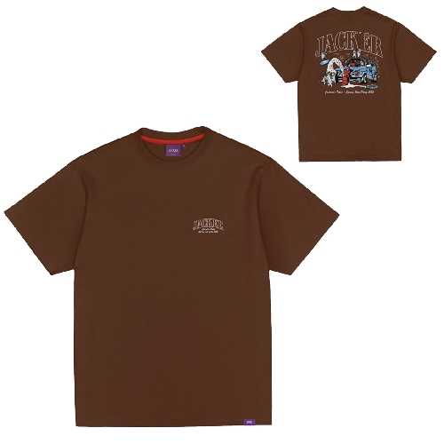 JACKER RATS PARTY TEE brown