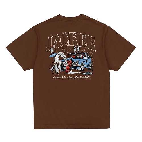 JACKER RATS PARTY TEE brown