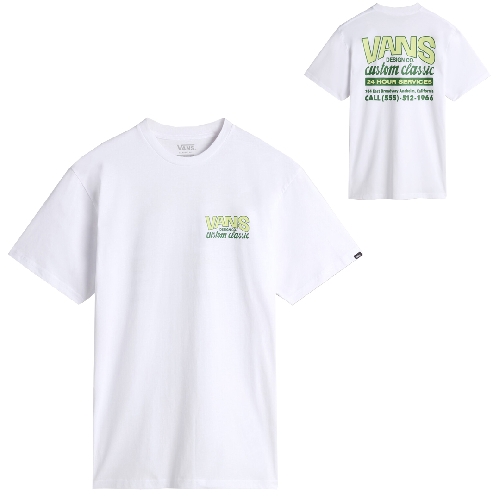 VANS SHOP FRONT TEE White