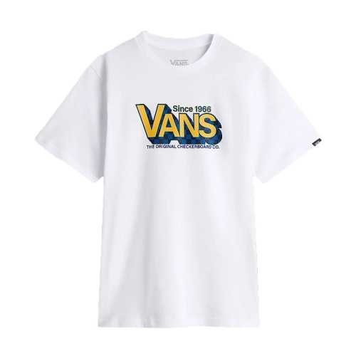 VANS CHECKER DROP SS TEE BOYS White