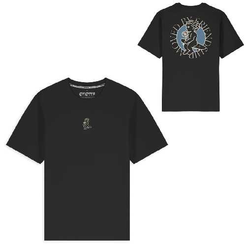 EMENTA SB IKON FLOWER SS TEE Black Blue