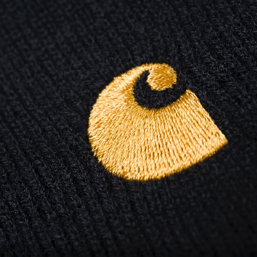 CARHARTT WIP CHASE BEANIE Black / Gold