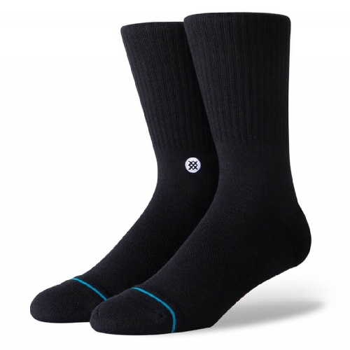 STANCE ICON SOCK black white