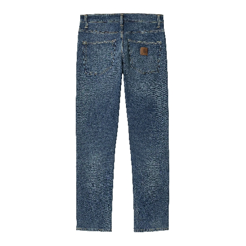 CARHARTT WIP KLONDIKE PANT Blue mid used wash